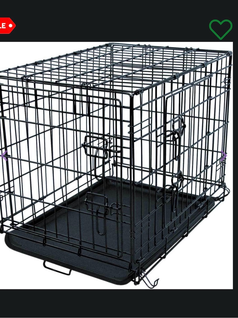 Small Pet Wire Crate Kennel